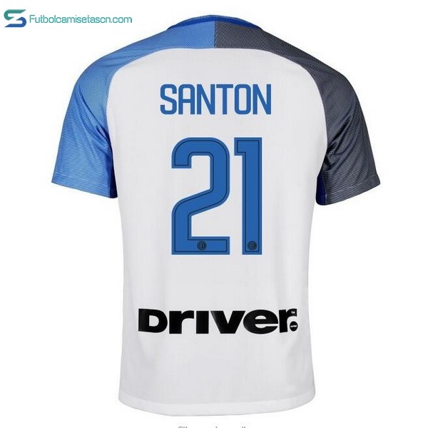 Camiseta Inter 2ª Santon 2017/18